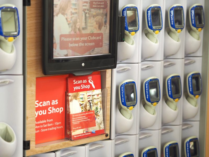 SAVING MONEY WITH TESCO'S SCAN AS YOU SHOP