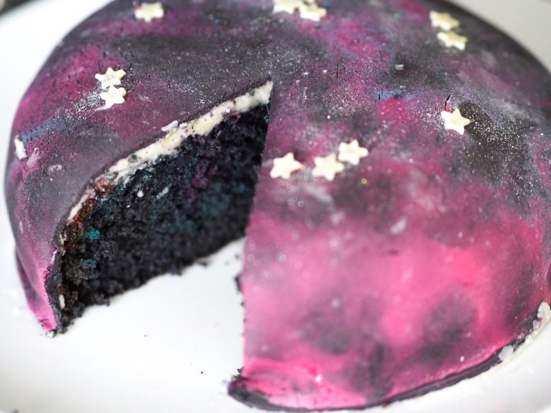 THE UNIVERSE - GALAXY CAKE RECIPE