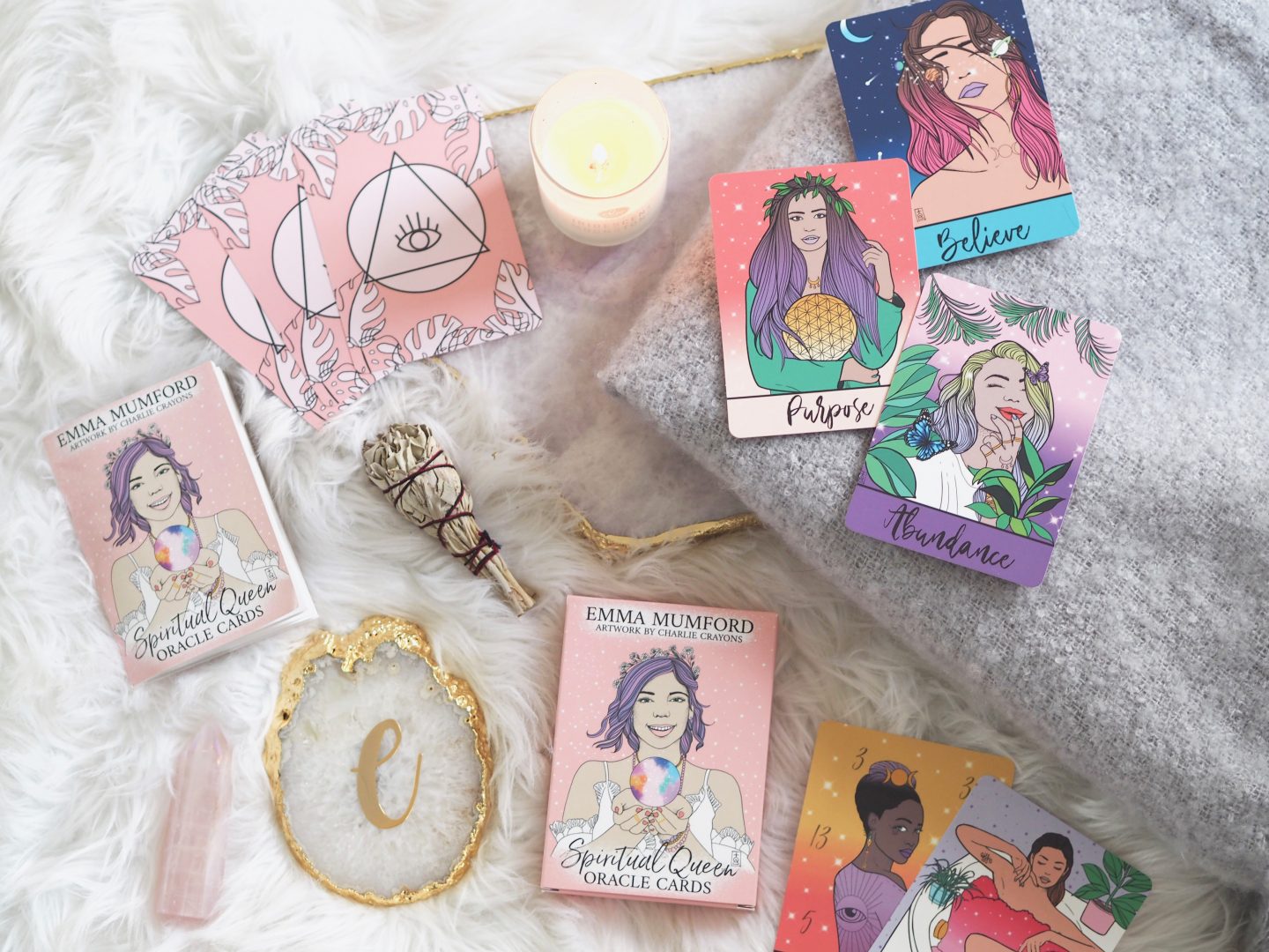 HOW I CREATED MY SPIRITUAL QUEEN ORACLE CARDS - Emma Mumford