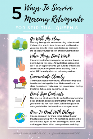 5 WAYS TO SURVIVE MERCURY RETROGRADE