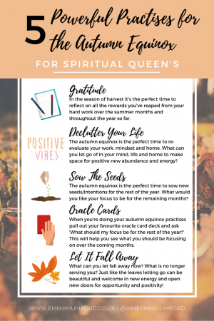 Autumn Equinox Practises - Emma Mumford