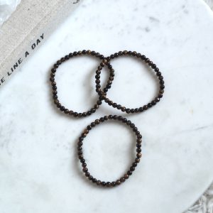 Tiger's Eye Crystal Bracelet 4mm | LawofAttractionStore