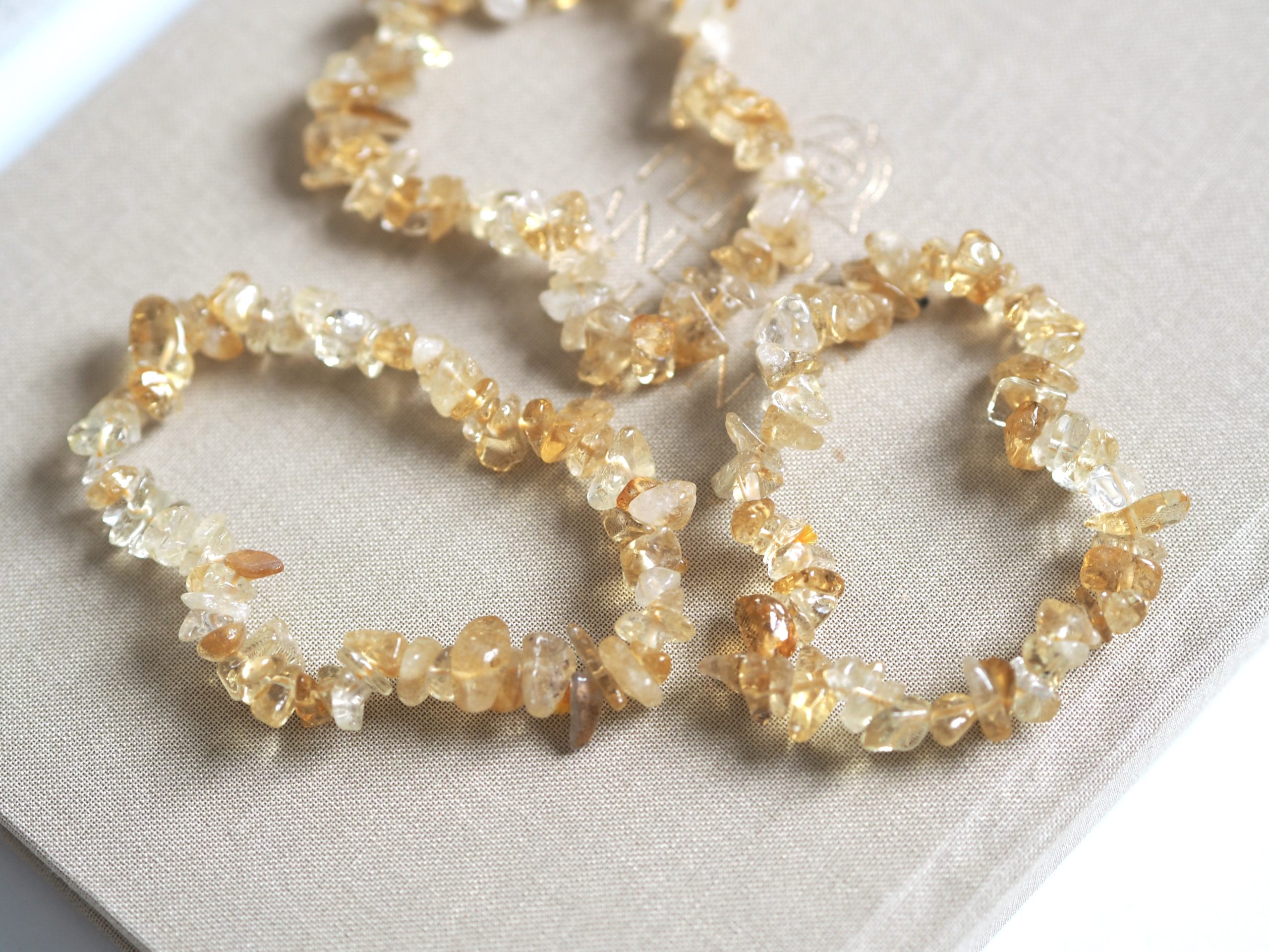 CITRINE CHIP CRYSTAL BRACELET | LAW OF ATTRACTION STORE