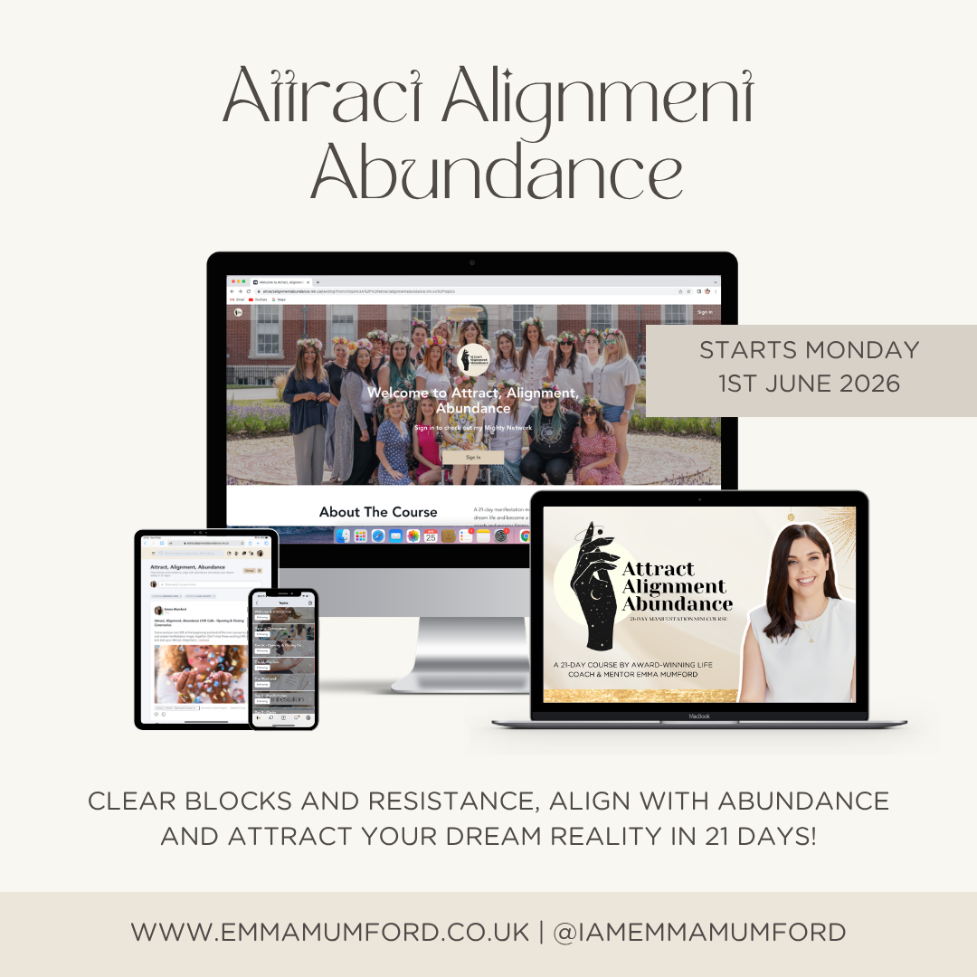 ATTRACT, ALIGNMENT, ABUNDANCE – 21-DAY MANIFESTATION COURSE