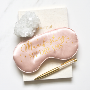 MANIFESTING MY DREAMS SATIN SLEEP MASK