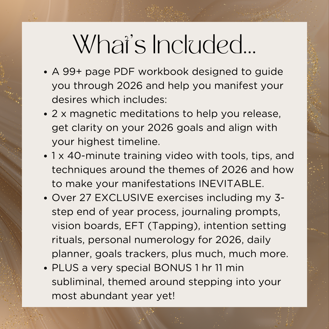 MANIFEST YOUR BEST YEAR: 2026 TOOLKIT | BUNDLE BY EMMA MUMFORD