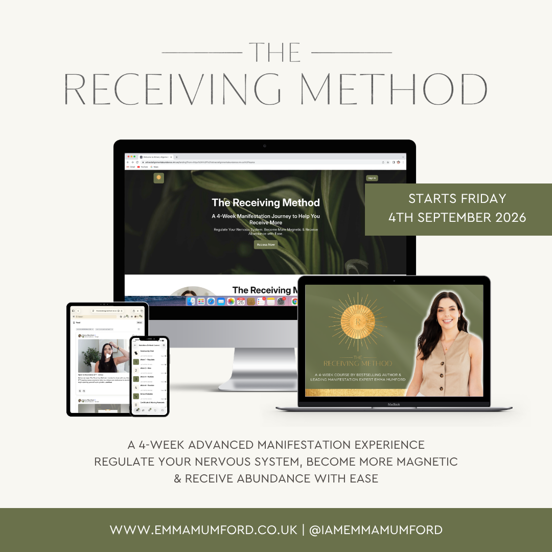 THE RECEIVING METHOD – 4-WEEK MANIFESTATION COURSE