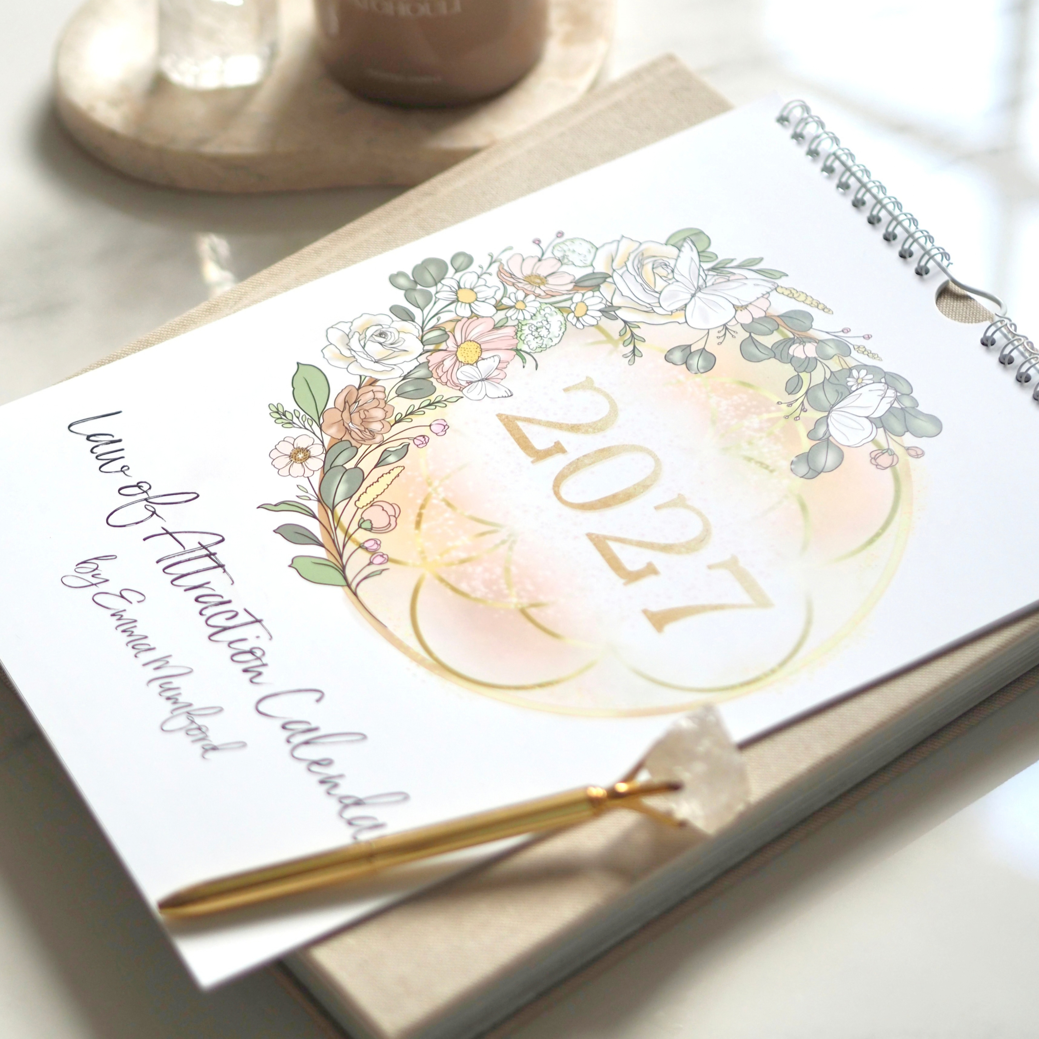 2027 Law Of Attraction Wall Calendar A4 | Emma Mumford
